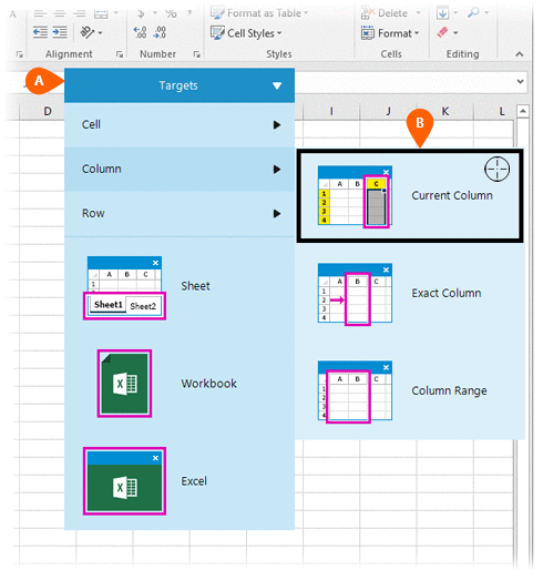 Deselect Column